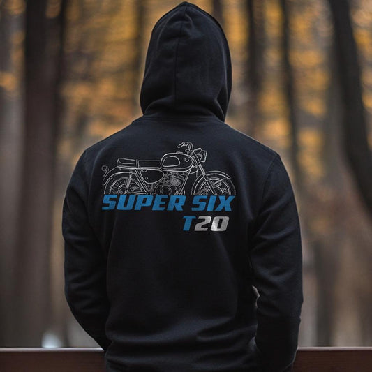 Suzuki T20 Super Six & X6 Hustler Inspired Hoodie - Motorcycle Sweatshirt for Riders
