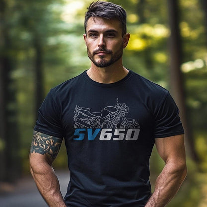 Suzuki SV650 Inspired T-Shirt - Motorcycle Tee Shirt for Riders