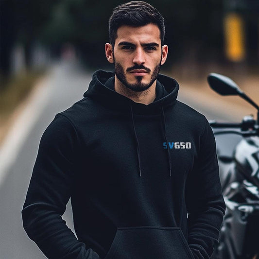 Suzuki SV650 Inspired Hoodie - Motorcycle Sweatshirt for Riders