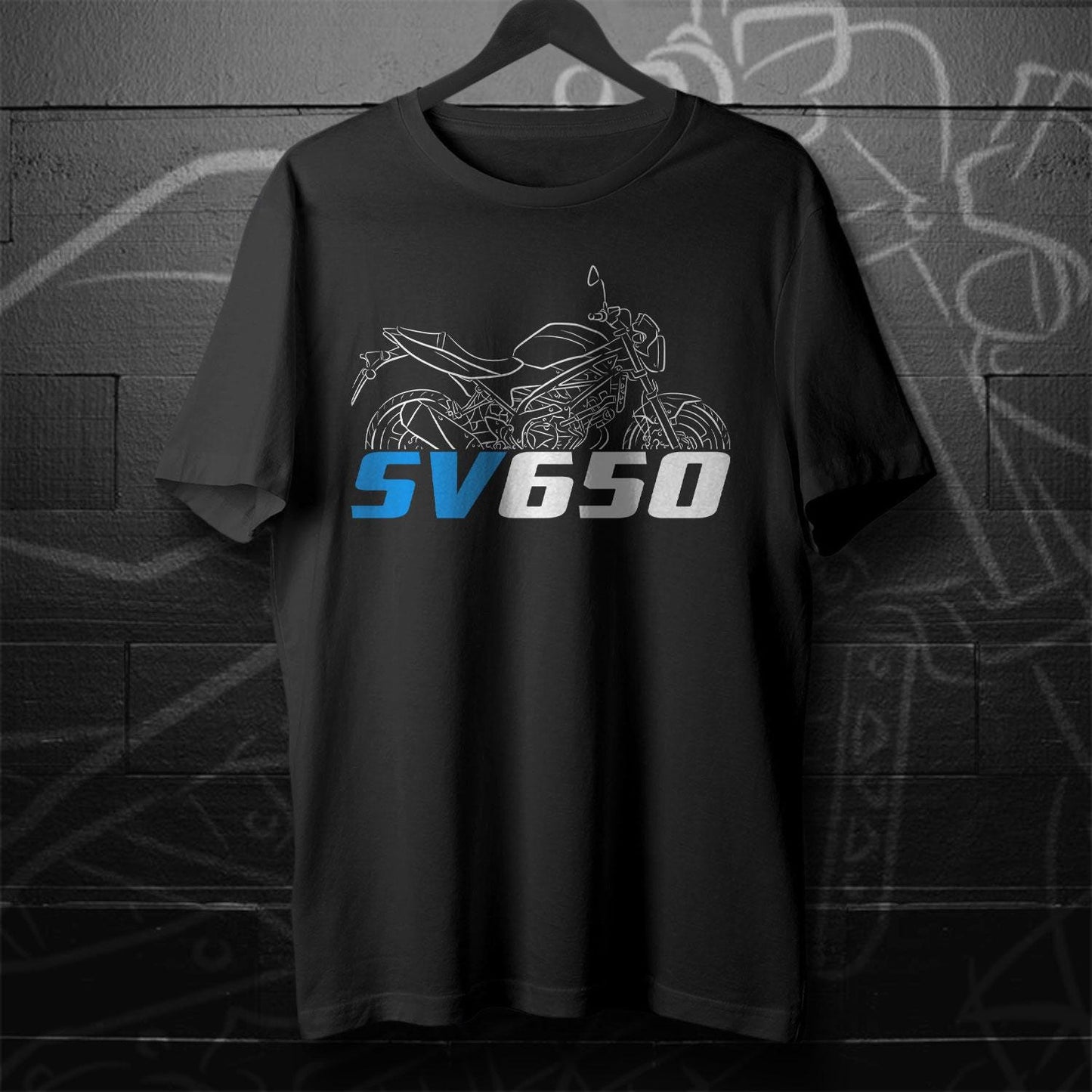 Suzuki SV650 Inspired T-Shirt - Motorcycle Tee Shirt for Riders