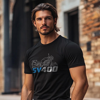 Suzuki SV400 & 400S Inspired T-Shirt - Motorcycle Tee Shirt for Riders