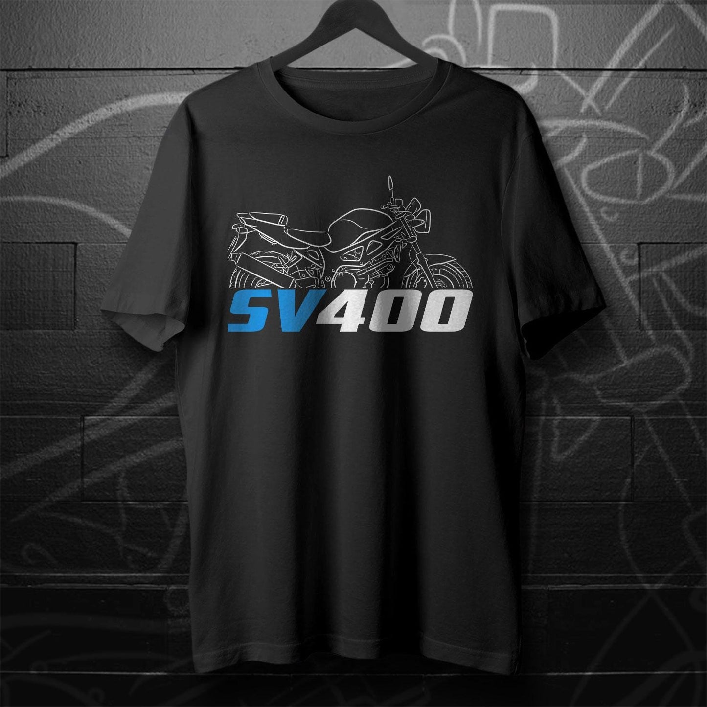 Suzuki SV400 & 400S Inspired T-Shirt - Motorcycle Tee Shirt for Riders