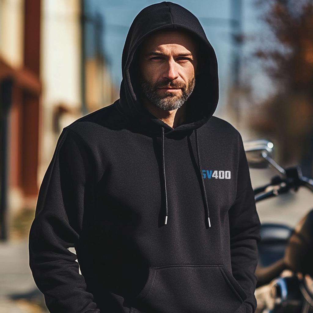 Suzuki SV400 & 400S Inspired Hoodie - Motorcycle Sweatshirt for Riders