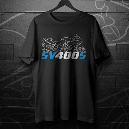Suzuki SV400 & 400S Inspired T-Shirt - Motorcycle Tee Shirt for Riders