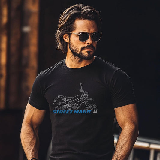 Suzuki Street Magic & Street Magic-II TR110 1998 Inspired T-Shirt - Motorcycle Tee Shirt for Riders