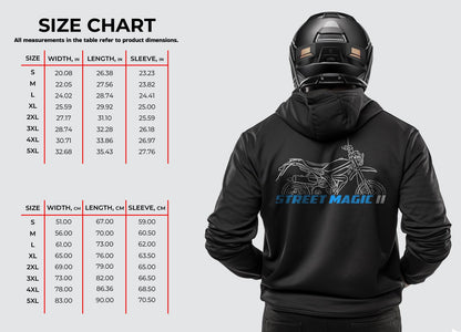 Suzuki Street Magic & Street Magic-II TR110 1998 Inspired Hoodie - Motorcycle Sweatshirt for Riders