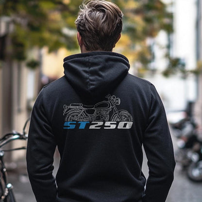 Suzuki ST250 & E-Type Inspired Hoodie - Motorcycle Sweatshirt for Riders