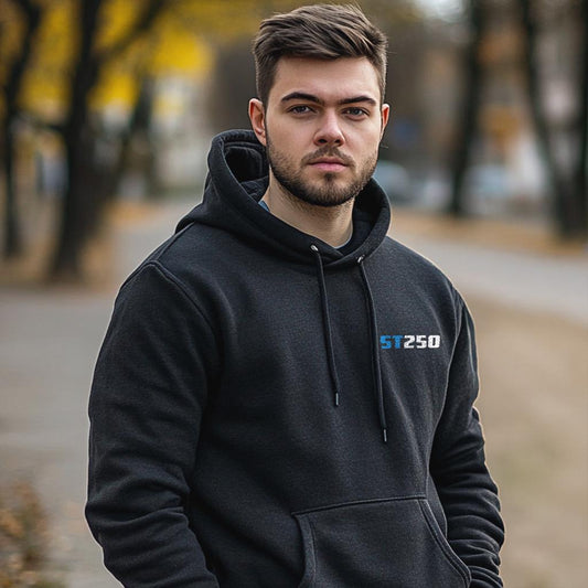 Suzuki ST250 & E-Type Inspired Hoodie - Motorcycle Sweatshirt for Riders