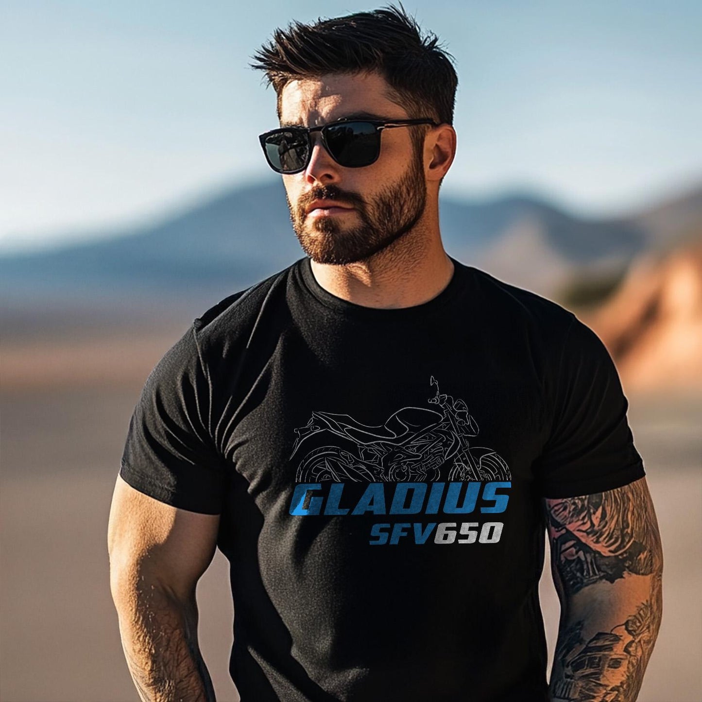 Suzuki SFV650 Gladius Inspired T-Shirt - Motorcycle Tee Shirt for Riders