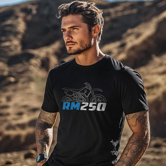 Suzuki RM250 1976 - 1988 Inspired T-Shirt - Motorcycle Tee Shirt for Riders