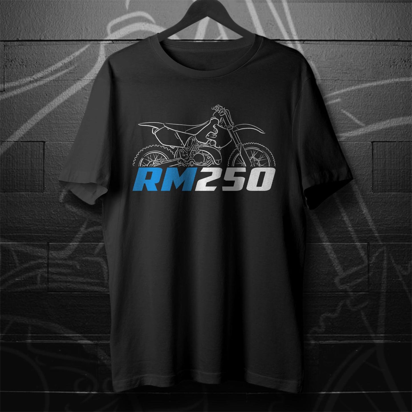 Suzuki RM250 1989 - 2008 Inspired T-Shirt - Motorcycle Tee Shirt for Riders