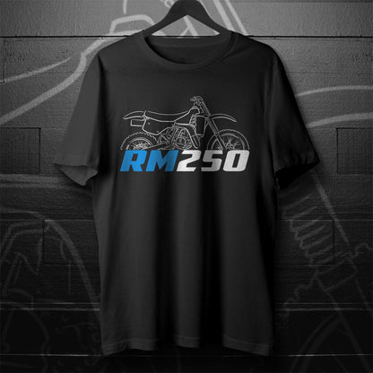 Suzuki RM250 1976 - 1988 Inspired T-Shirt - Motorcycle Tee Shirt for Riders