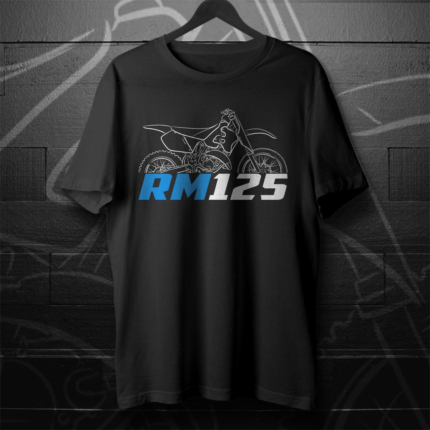 Suzuki RM125 1993 - 2008 Inspired T-Shirt - Motorcycle Tee Shirt for Riders