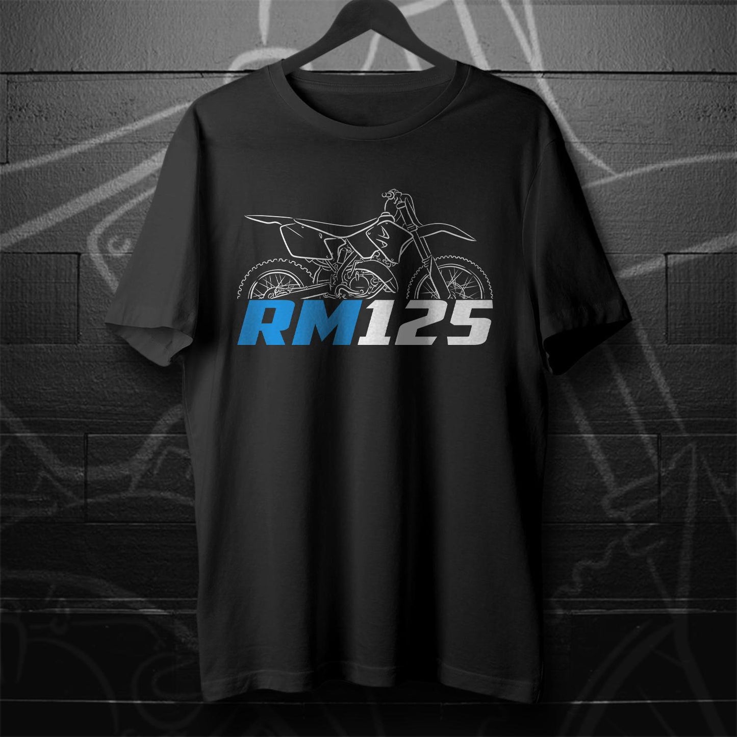 Suzuki RM125 1993 - 2008 Inspired T-Shirt - Motorcycle Tee Shirt for Riders