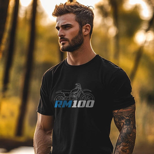Suzuki RM100 Inspired T-Shirt - Motorcycle Tee Shirt for Riders
