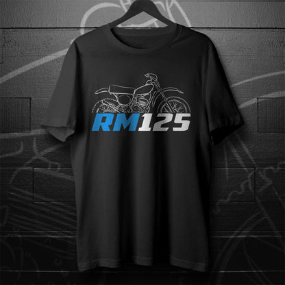 Suzuki RM125 1975 - 1992 Inspired T-Shirt - Motorcycle Tee Shirt for Riders