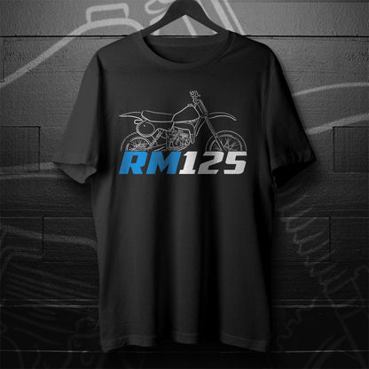 Suzuki RM125 1975 - 1992 Inspired T-Shirt - Motorcycle Tee Shirt for Riders