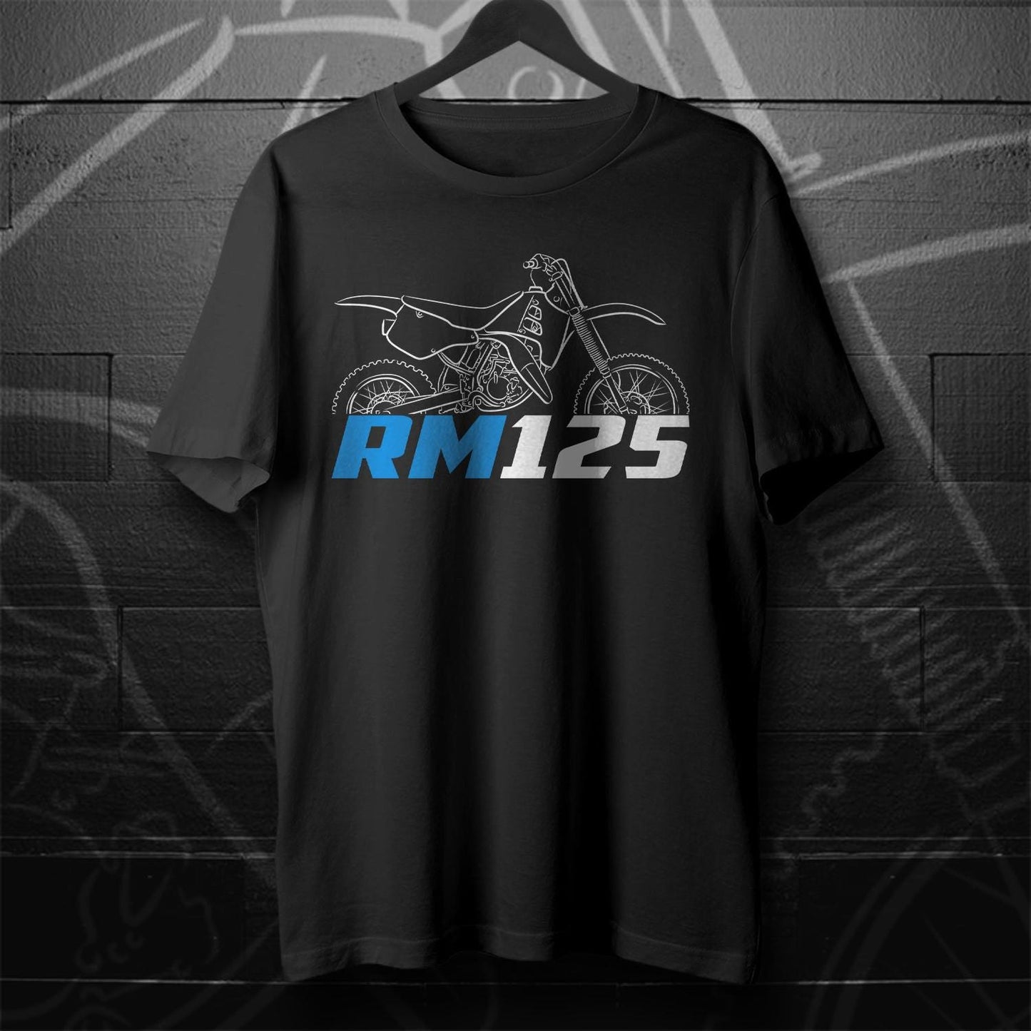 Suzuki RM125 1975 - 1992 Inspired T-Shirt - Motorcycle Tee Shirt for Riders