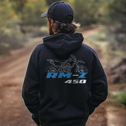 Suzuki RM-Z450 Inspired Hoodie - Motorcycle Sweatshirt for Riders