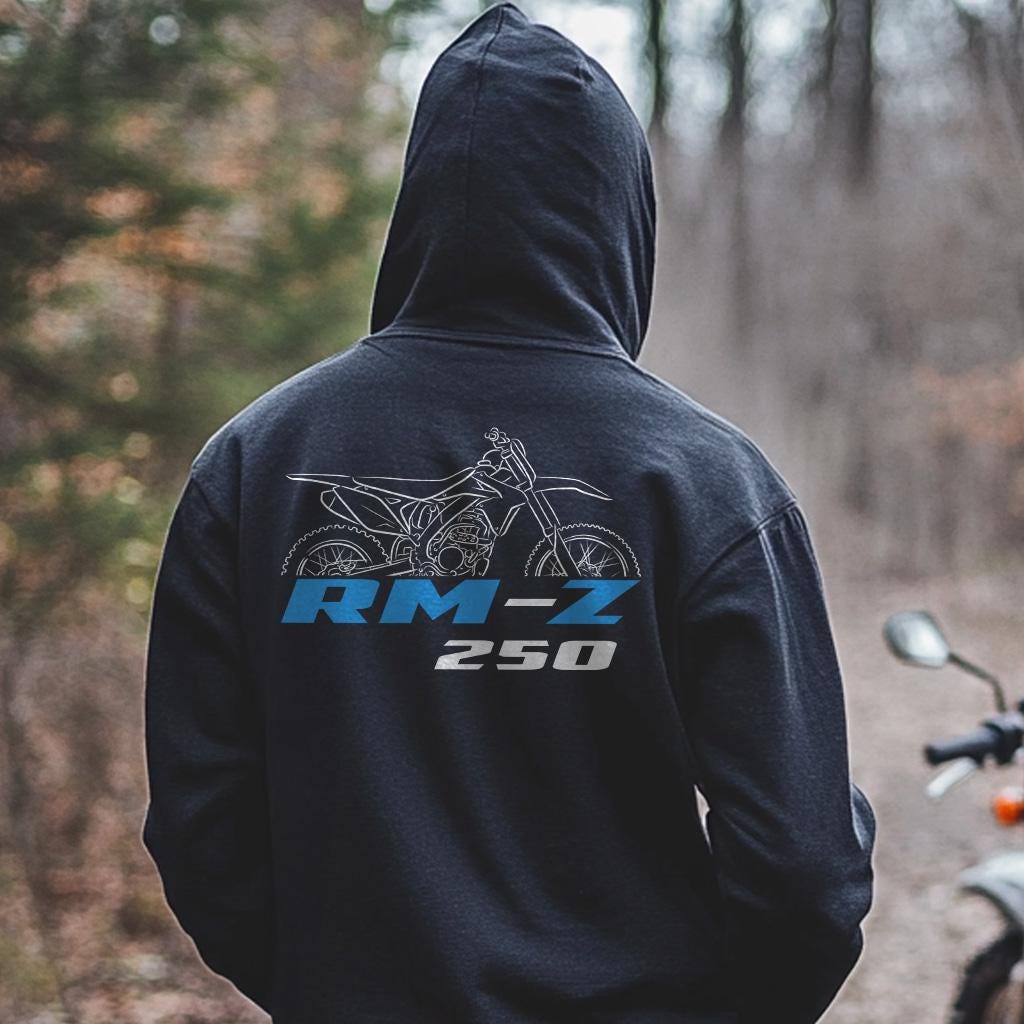 Suzuki RM-Z250 Inspired Hoodie - Motorcycle Sweatshirt for Riders