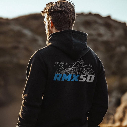Suzuki RMX50 Inspired Hoodie - Motorcycle Sweatshirt for Riders