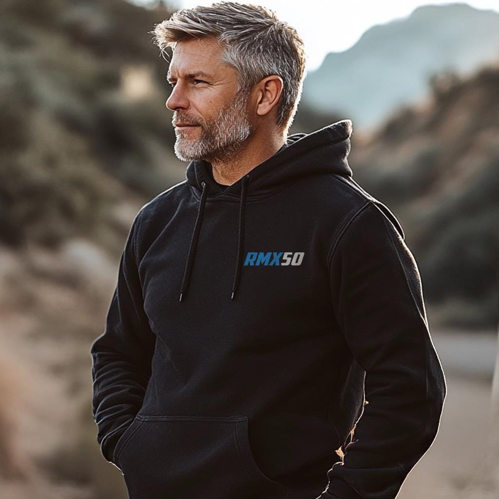 Suzuki RMX50 Inspired Hoodie - Motorcycle Sweatshirt for Riders