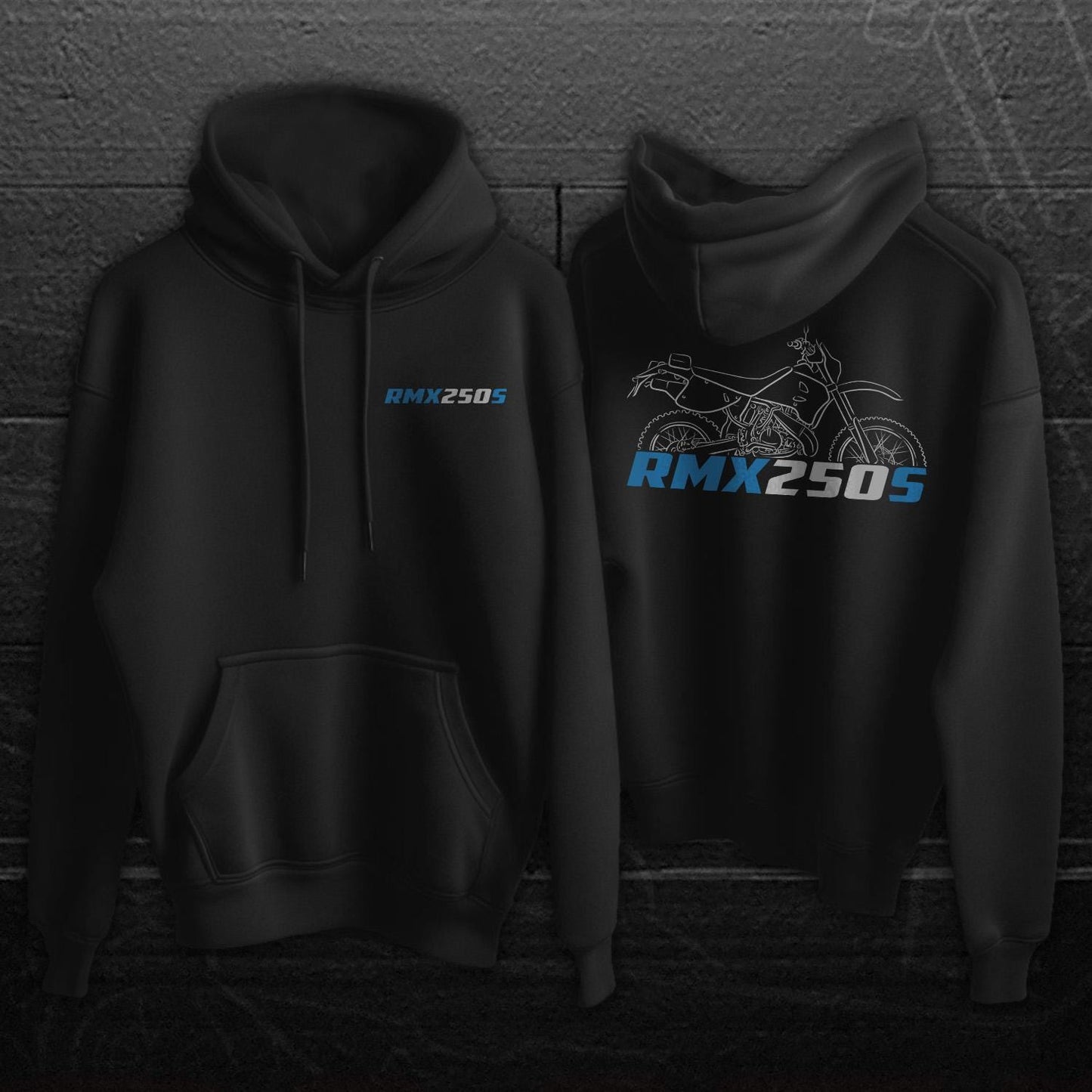 Suzuki RMX250 Inspired Hoodie - Motorcycle Sweatshirt for Riders