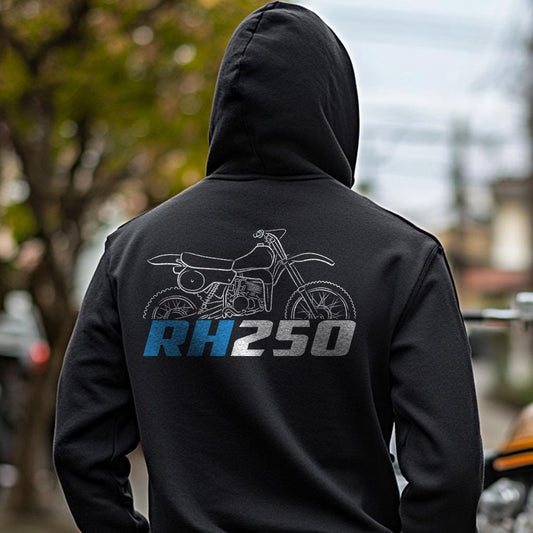 Suzuki RH250 & 250X Inspired Hoodie - Motorcycle Sweatshirt for Riders