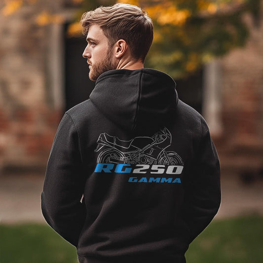 Suzuki RG250 Inspired Hoodie - Motorcycle Sweatshirt for Riders