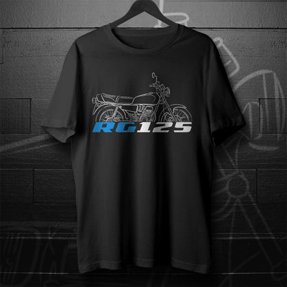 Suzuki RG125 | E | F | Wolf & Gamma Inspired T-Shirt - Motorcycle Tee Shirt for Riders