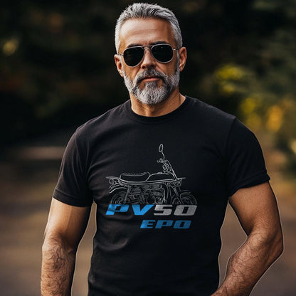 Suzuki PV50 | EPO | LTD & Solifer Inspired T-Shirt - Motorcycle Tee Shirt for Riders