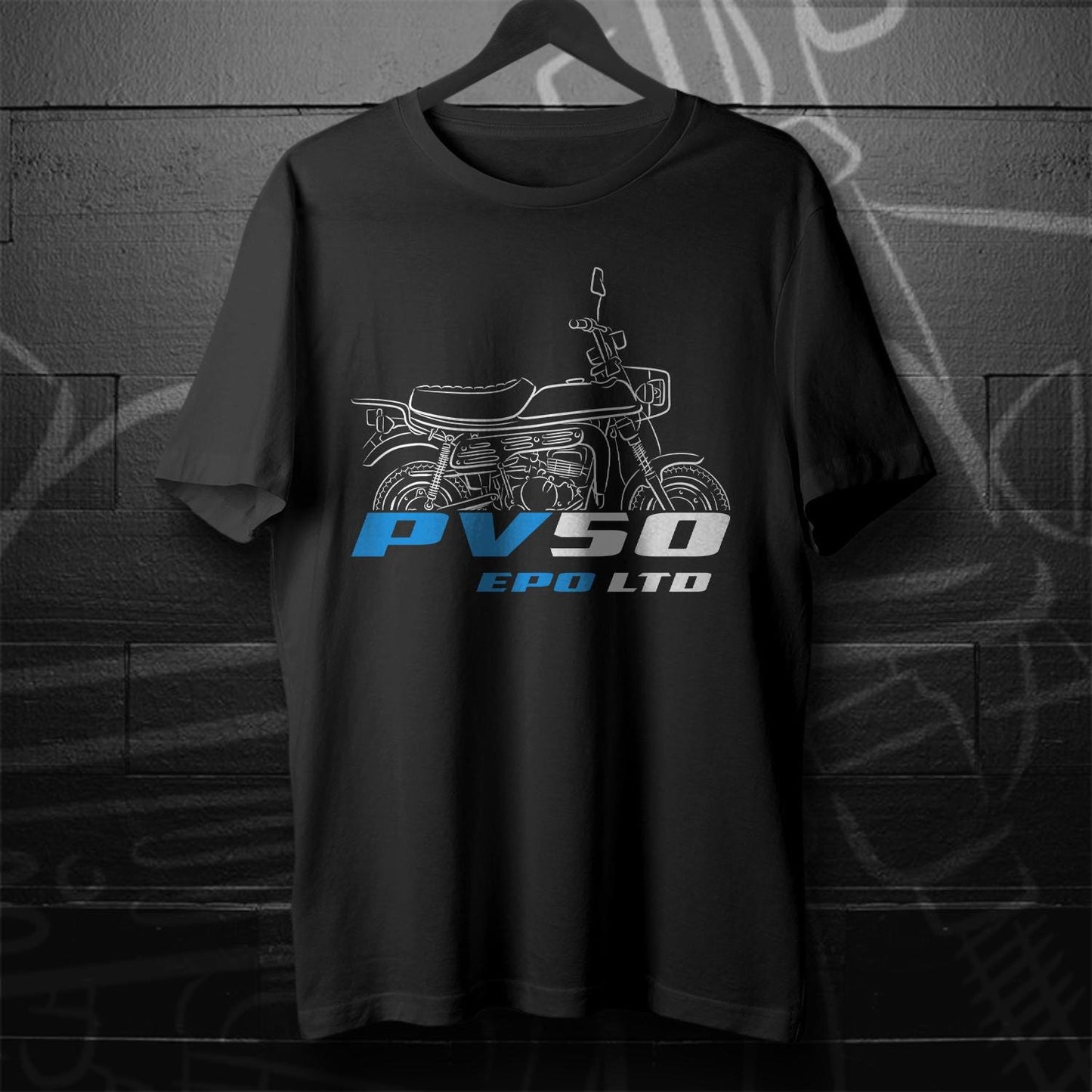 Suzuki PV50 | EPO | LTD & Solifer Inspired T-Shirt - Motorcycle Tee Shirt for Riders