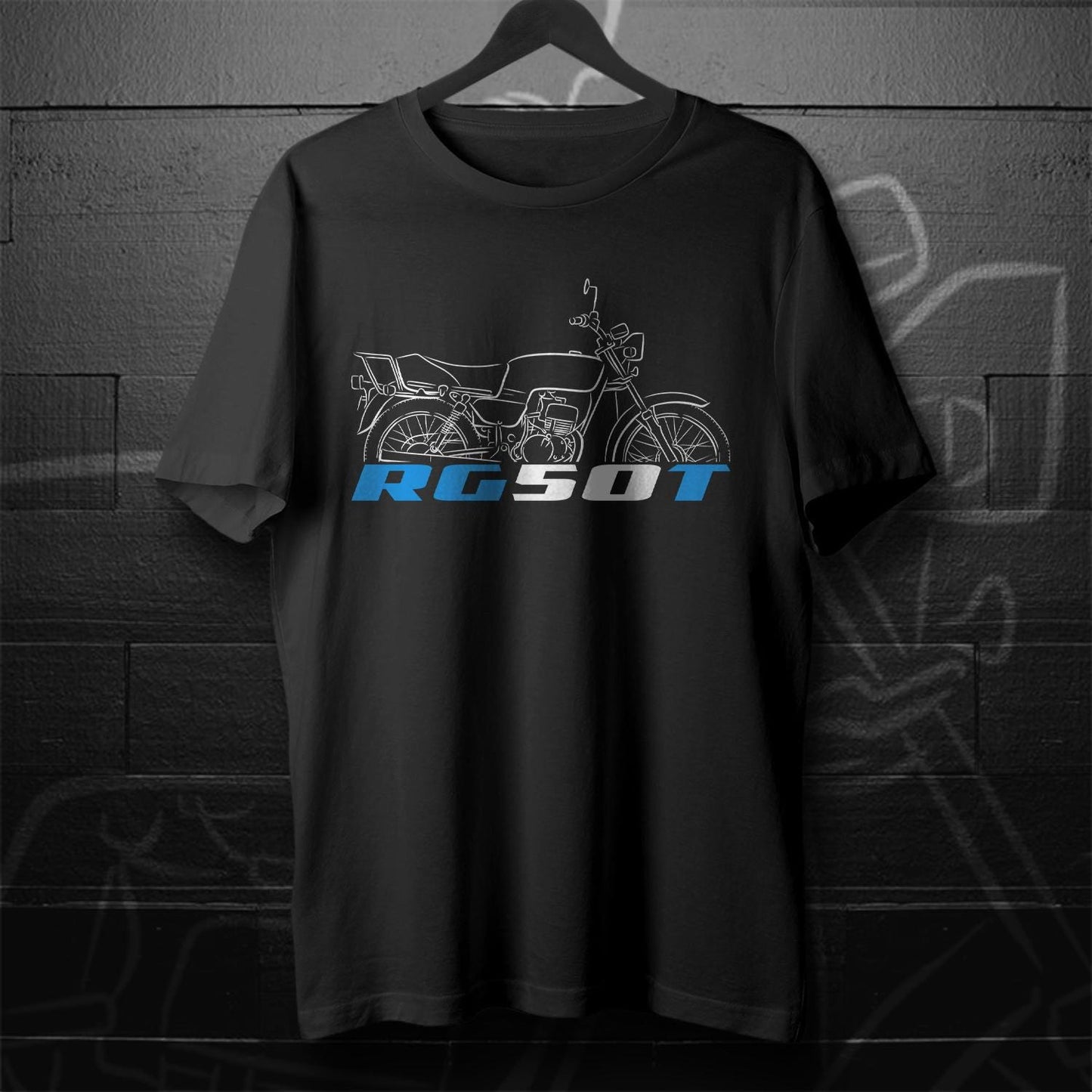 Suzuki RG50 Inspired T-Shirt - Motorcycle Tee Shirt for Riders