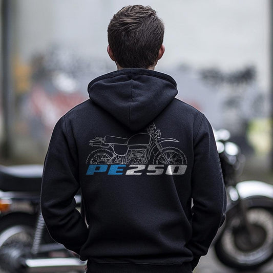 Suzuki PE250 Inspired Hoodie - Motorcycle Sweatshirt for Riders