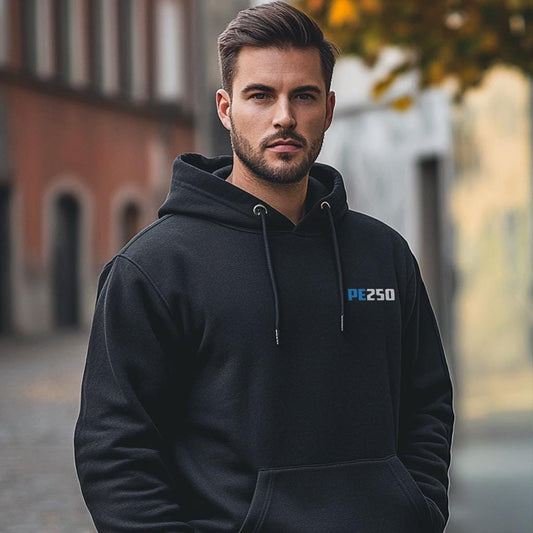 Suzuki PE250 Inspired Hoodie - Motorcycle Sweatshirt for Riders