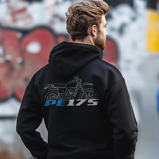 Suzuki PE175 Inspired Hoodie - Motorcycle Sweatshirt for Riders