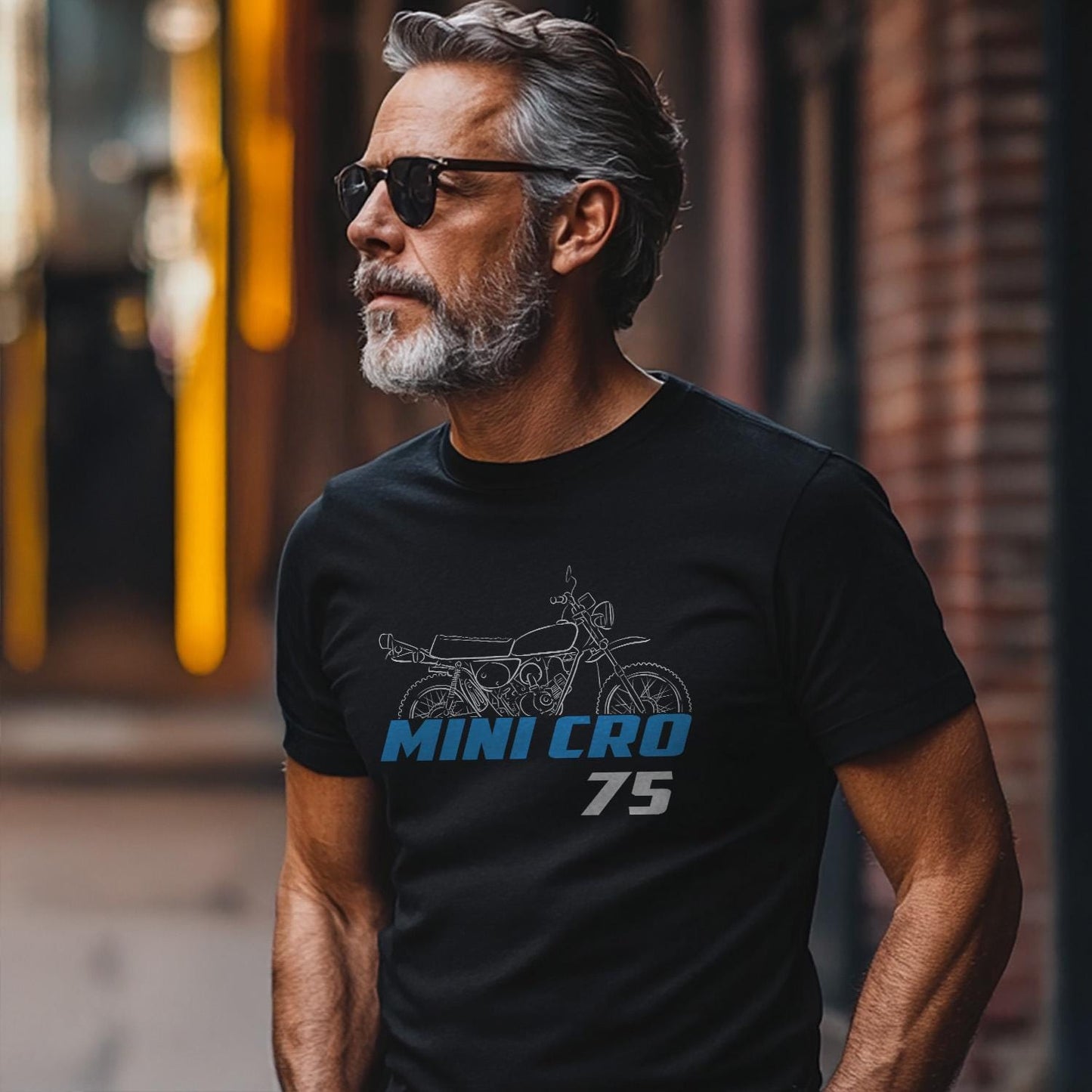 Suzuki Mini Cro 75 Inspired T-Shirt - Motorcycle Tee Shirt for Riders