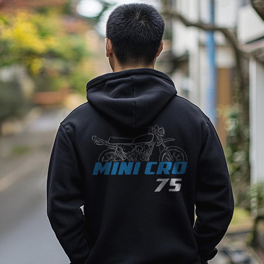 Suzuki Mini Cro 75 Inspired Hoodie - Motorcycle Sweatshirt for Riders