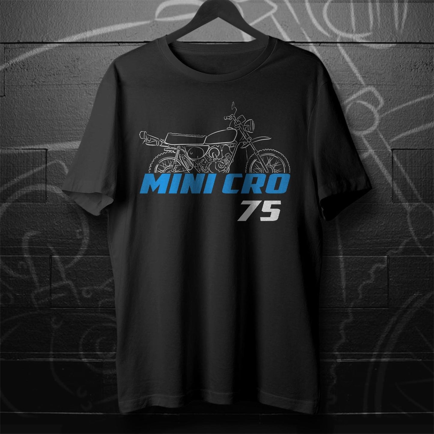 Suzuki Mini Cro 75 Inspired T-Shirt - Motorcycle Tee Shirt for Riders