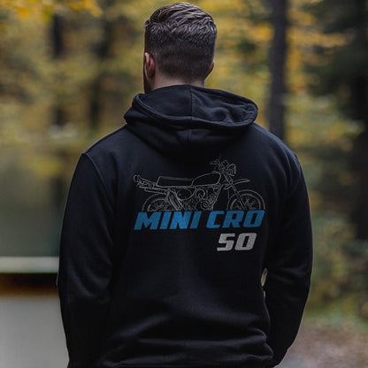 Suzuki Mini Cro 50 Inspired Hoodie - Motorcycle Sweatshirt for Riders