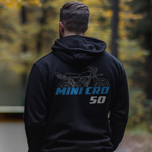 Suzuki Mini Cro 50 Inspired Hoodie - Motorcycle Sweatshirt for Riders