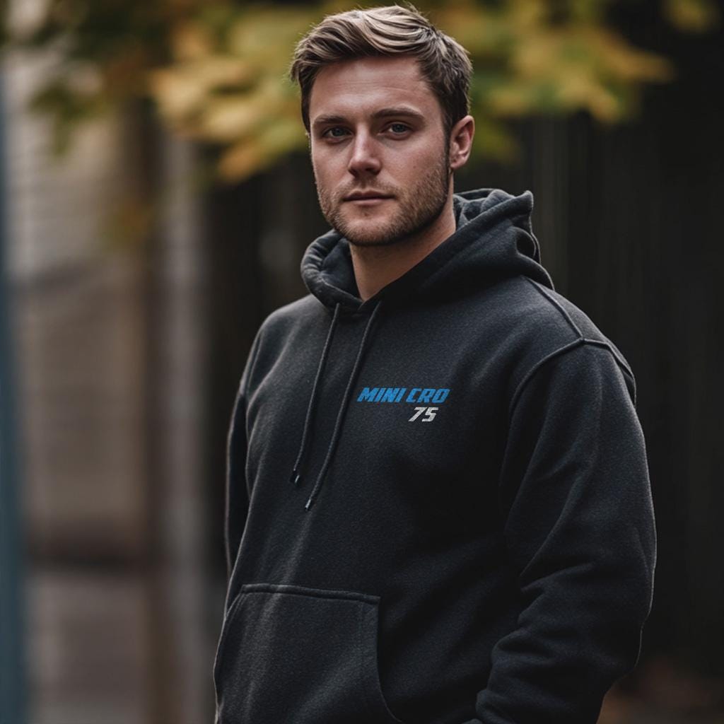 Suzuki Mini Cro 75 Inspired Hoodie - Motorcycle Sweatshirt for Riders