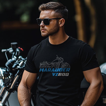 Suzuki VZ800 Marauder Inspired T-Shirt - Motorcycle Tee Shirt for Riders