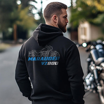 Suzuki VZ800 Marauder Inspired Hoodie - Motorcycle Sweatshirt for Riders