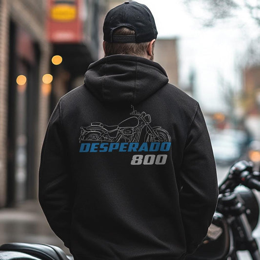 Suzuki Desperado 800 & 800X Inspired Hoodie - Motorcycle Sweatshirt for Riders