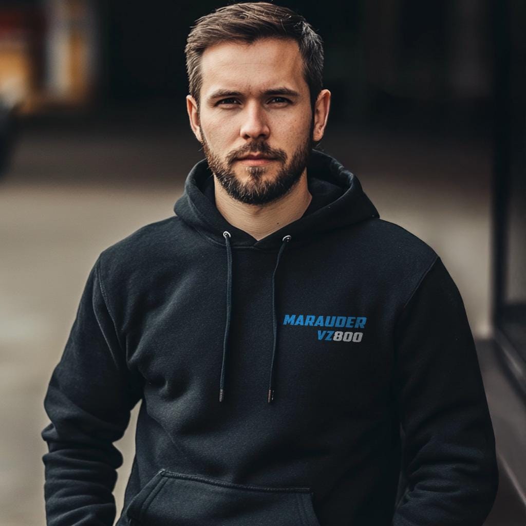 Suzuki VZ800 Marauder Inspired Hoodie - Motorcycle Sweatshirt for Riders