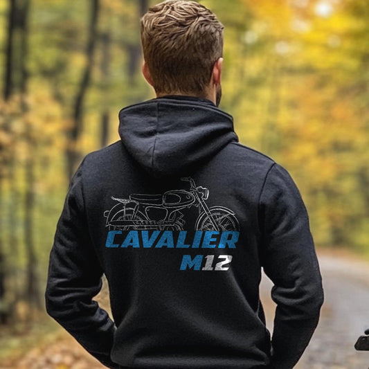Suzuki M12 Cavalier & M12-2 Inspired Hoodie - Motorcycle Sweatshirt for Riders