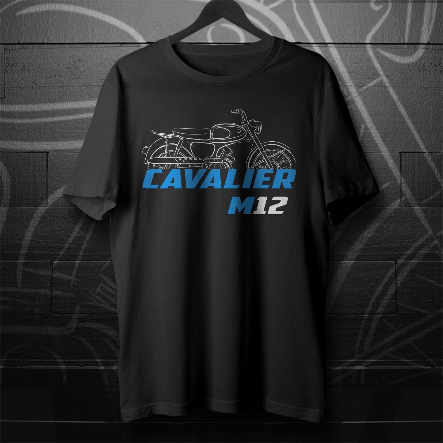 Suzuki M12 Cavalier & M12-2 Inspired T-Shirt - Motorcycle Tee Shirt for Riders