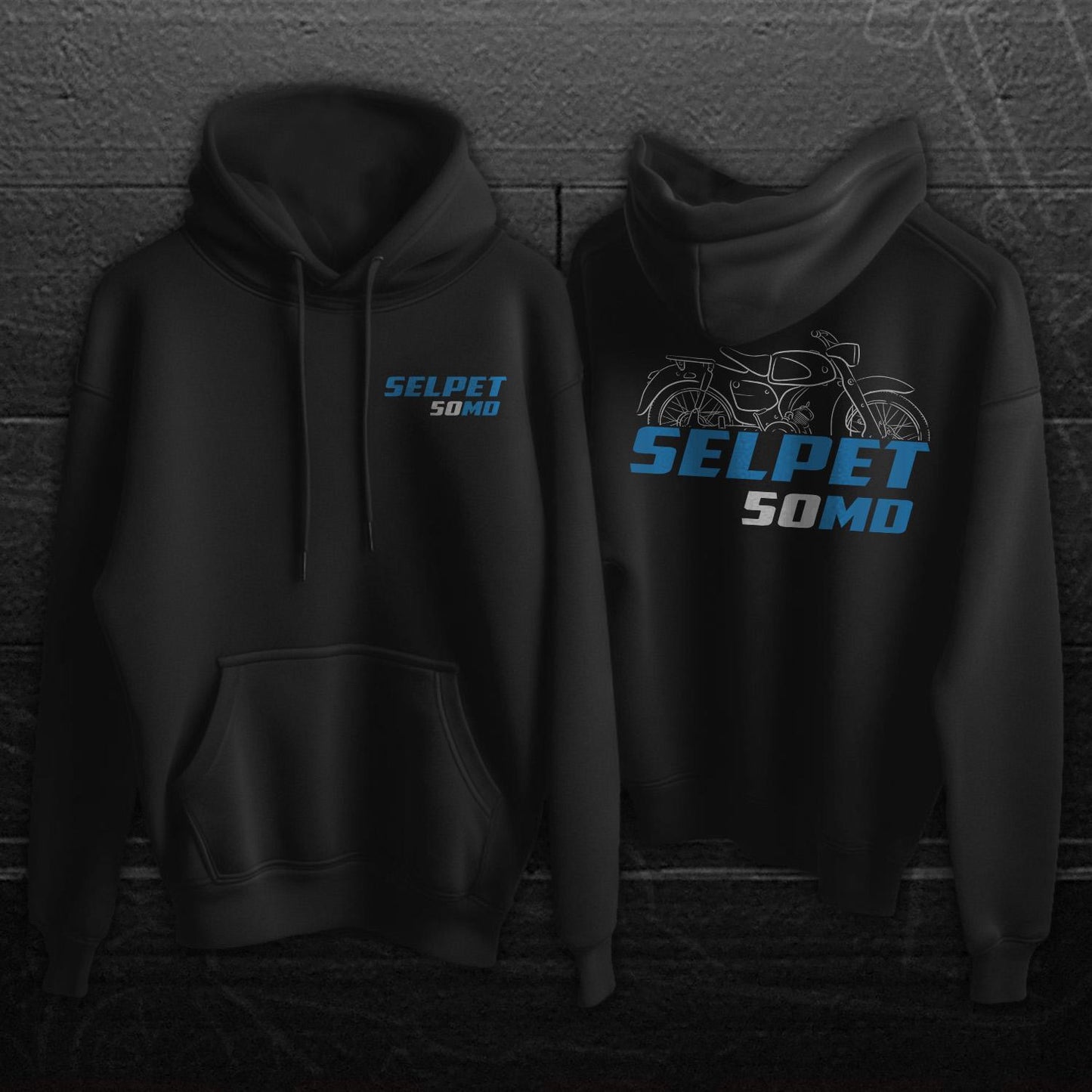 Suzuki Selpet 50 | MA | MC & MD Inspired Hoodie - Motorcycle Sweatshirt for Riders