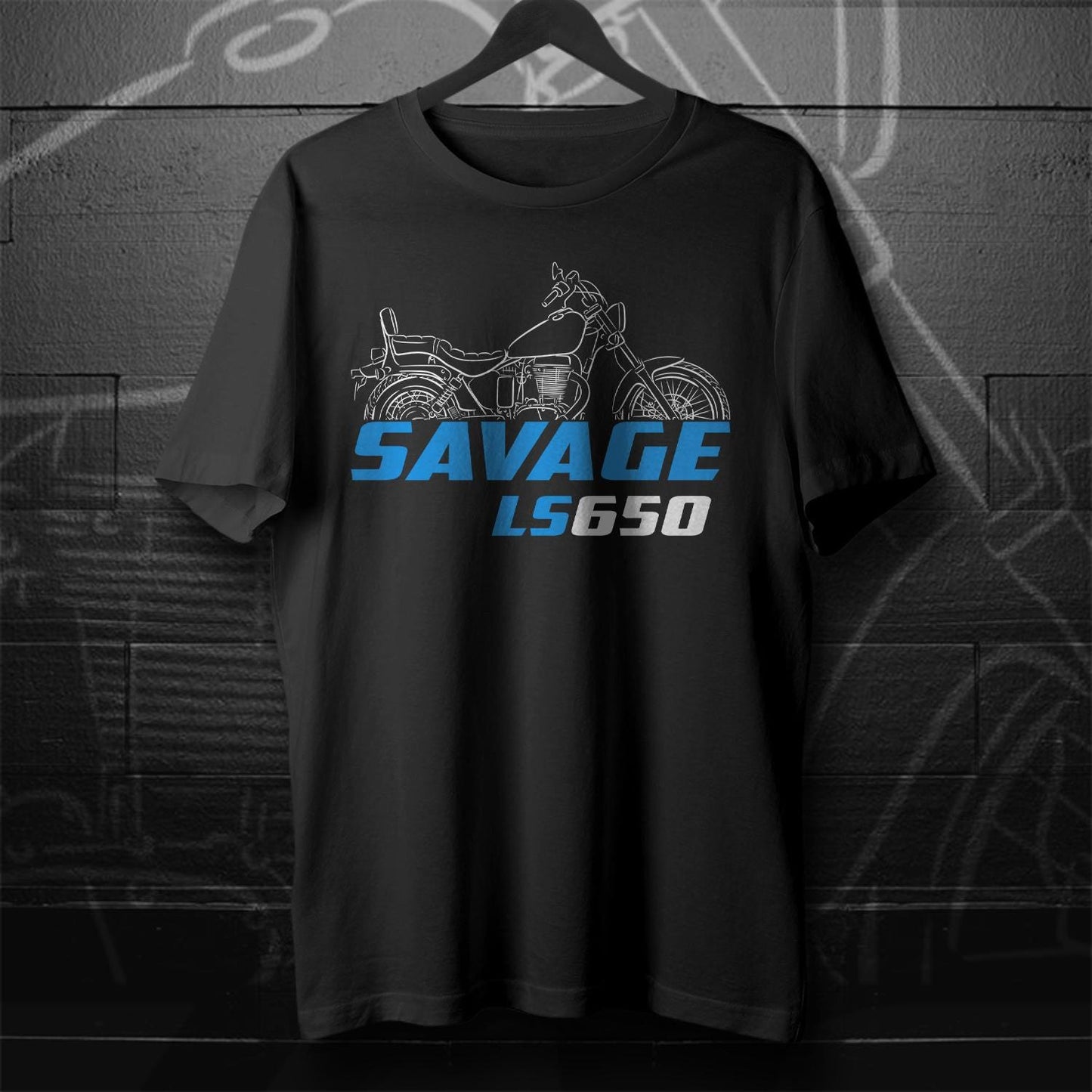 Suzuki LS650 Savage Inspired T-Shirt - Motorcycle Tee Shirt for Riders